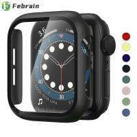 FEBRAIN บาง นุ่ม ฝาครอบเต็ม เคสป้องกัน iWatch 38mm 40mm4 2mm 44mm ตัวป้องกันหน้าจอ สำหรับ Apple Watch Case