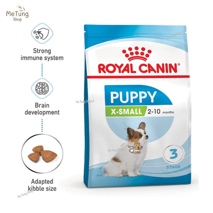 หมดกังวน-จัดส่งฟรี-royal-canin-x-small-puppy-อาหารเม็ดลูกสุนัข-พันธุ์จิ๋ว-อายุ-2-10-เดือน-ขนาด-1-5-kg-ส่งเร็วทันใจ