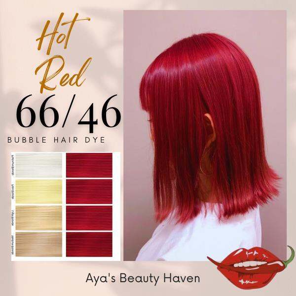 Hot Red Bubble Hair Dye Lazada PH