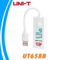 UNI-T UT658B เครื่องทดสอบ USB โทรศัพท์ชาร์จแรงดันไฟฟ้า Energy Monitor LCD Backlight ชาร์จสมบัติความจุ