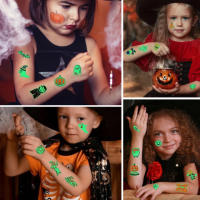 Halloween Tatto set Tatto ฮาโลวีนเรืองแสง ถูกใจเด็กๆ(TOY450)