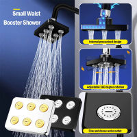 หัวฝักบัวเรนชาวเวอร์ขนาดเล็ก,ฝักบัวสายฝนแรงดันสูง Magic Water Flow Shower Head,อุปกรณ์ห้องน้ำประหยัดน้ำ