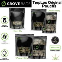 ถุงบ่ม GROVE BAGS TerpLoc Window Pouch ควบคุมความชื้นในถุง รักษากลิ่นหอมเทอร์พีน รักษาน้ำหนักช่อดอก ป้องกันเชื้อราฯ