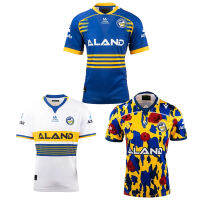 2022 2023 parramatta eels บ้านออกไปรักบี้ย์ออสเตรเลียสลับ Anzac รักบี้เสื้อรุ่นย้อนยุคเสื้อขนาดใหญ่5XL