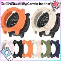 EYJNWV อุปกรณ์ป้องกันหน้าจอขอบเคส TPU แบบเคสป้องกันกรอบสำหรับ2X Garmin Instinct