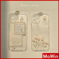 Mowin - เคสไอโฟน เคส iPhone ซิลิโคนนุ่มเคสใสคุณภาพสูง TPU กล้องคุ้มครองเต็มรูปแบบเคสกันกระแทกดอกไม้สไตล์เรียบง่ายสำหรับ iPhone 13 Pro Max iPhone 12 Pro Max iPhone 11 Pro Max iPhone 7 Plus iPhone XR XS MAX ?MW?