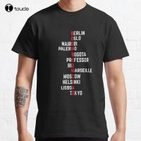 New Boom Boom Ciao Money Heist Funny Acronim Classic Tv Show Lovers T-Shirt Cotton Men Tee Shirt Custom Gift Tee Shirt