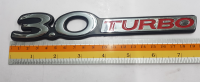 Logo 3.0 Turbo ของรถ isuzu D-max 19.5 cm