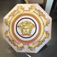 Versace Automatic Sunny Umbrella Sunscreen Anti-UV Sunshade Folding Men S And Women S Sunny And Rainy Dual-Use Gift Umbrella