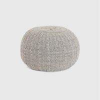 Tutti Bambini -  Knitted Pouffe สตูลไหมพรมสำหรับวางขา สี Pebble จากอังกฤษ