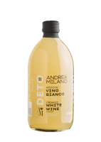 Andrea Organic White wine Vinegar with the mother 500ml / ออร์แกนิค ไวท์ ไวน์ วิเนก้า (น้ำส้มสายชูหมักจากองุ่นขาว) ขนา 500 มล.