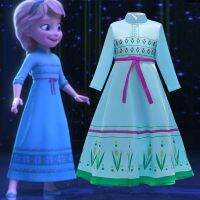 EX88┇๑◐ Frozen Princess Anna ชุดเด็ก การค้าต่างประเทศ เสื้อผ้าเด็ก ชุดเด็กผู้หญิง ชุดคริสต์มาส