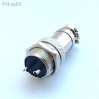 1set GX16 2 Pin Male Female Diameter 16mm Wire Panel Connector GX16 Circular Connector Aviation Socket Plug