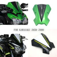 ♞✈สำหรับคาวาซากิ Z 900 Z 650 Z650 Z900 2020กระจกรถจักรยานยนต์กระจกบังลมที่เบนทางลมลม