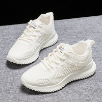 Fashion Women Breathable White Shoes Male Vulcanize Mesh Slip- Flat-Soled Walking Sneakers Casual Lace-up Shoes Women Sneakers