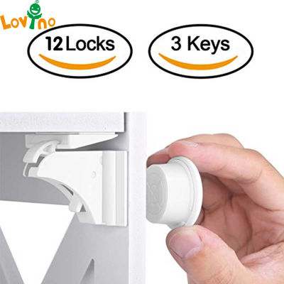 Magnetic Child Lock Children Protection Baby Safety Lock Drawer Latch Cabinet Door Lock Limiter Children Security Locks