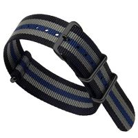 สมาร์ทวอตช์สายไนลอน20Mm Nato Strap James Bond 24มม.สายรัดนาฬิกาข้อมือไนลอนที่นั่งเข็มขัดทหารสไตล์นาฬิกาสายรัดข้อมือ Canvas