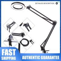 ❂✜▬ Tombetter 【Now in stock】 Lighting LED 5X Magnifying Lamp with Clamp Hands Free Magnifying Glass Desk Lamp Adjustable Swivel Arm USB-powered Lamp Magnifier LED Lamp with Magnifier 3 Modes Dimmable