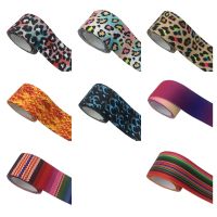 【YF】 1Meter 25MM 38MM Leopard Print Elastic Straps Garment Rubber Band Trouser Sewing Accessories