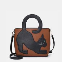 Hot Bag Brienice Fashion Women Cat Pattern Handbag Crossbody Bag Purses Tote Bags