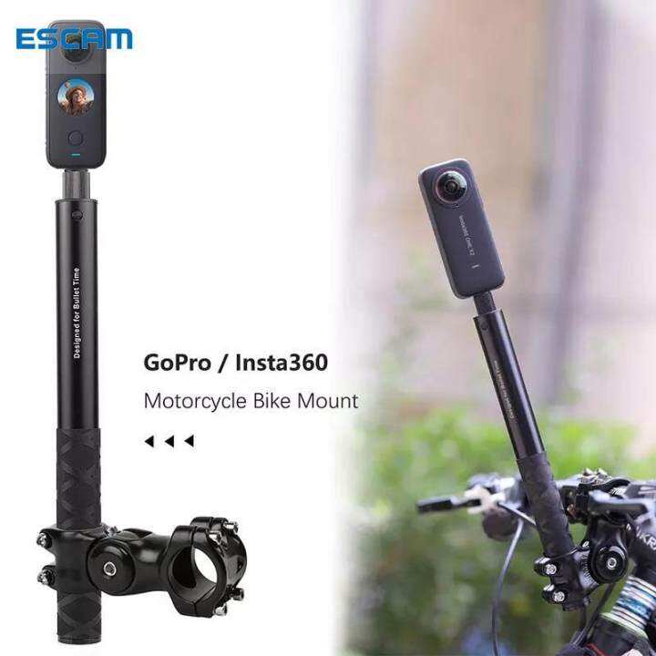 Insta360 X3 360 Camera Bundle – Motorcycle Mount, Invisible Selfie Stick, Chest Mount (Used)