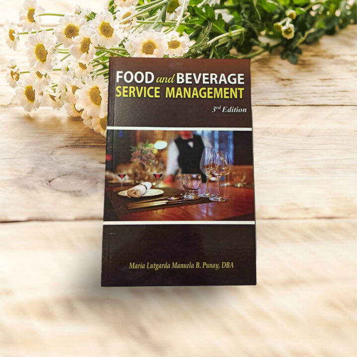 Food and Beverage Service Management 3rd edtion Lazada PH