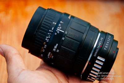 ขายเลนส์มือหมุน มาโคร งบประหยัด Sigma 28-80mm F3.5-5.6 Macaro Serial 1072566 For Fujifilm Mirrorless ทุกรุ่น