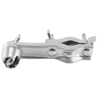 Cowbell Mount with L-Rod 9.5mm Cowbell Clamp Jam Block Mounting Bracket Adjustable Height &amp; Angle Percussion Part