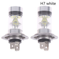 【แฟลชเซล】 2x รถ H4/H7 9003 HB2 8000K Hi/Lo Beam 20 LED FOG Light ขับรถหลอดไฟ DRL