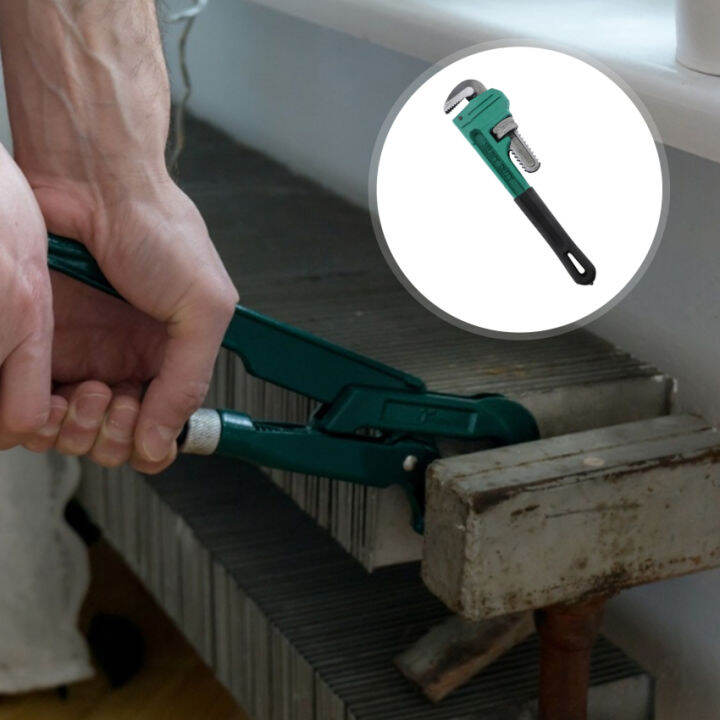 Adjustable Heavy Duty Pipe Wrench Clamp Plumbing Hand Tool 8Inch 10Inch