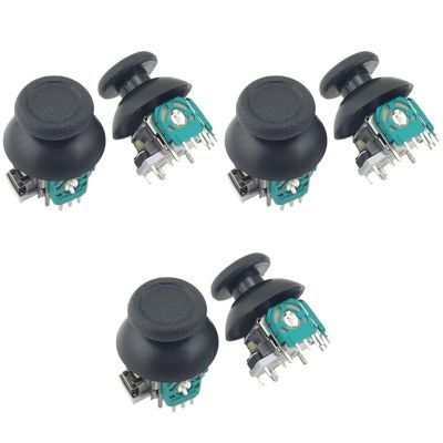 3set Handle 3D Thumb Joystick Left and Right Rocker for PS4 / PS4Slim / Pro Thumb Rocker Replacement PS4