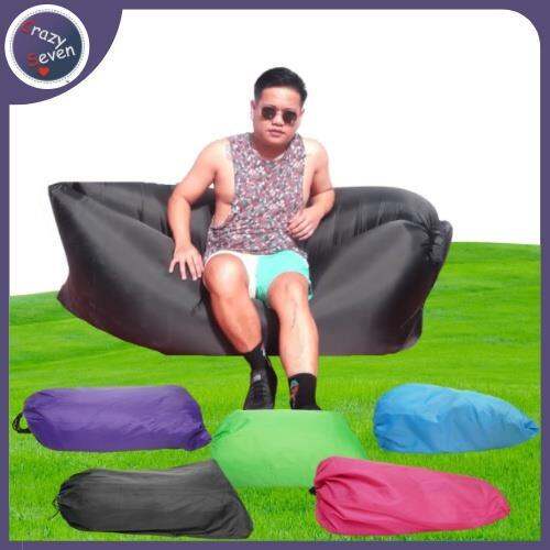 Banana Bed Inflatable Folding Sleeping Bag Sofa Bed Outdoor Camping
