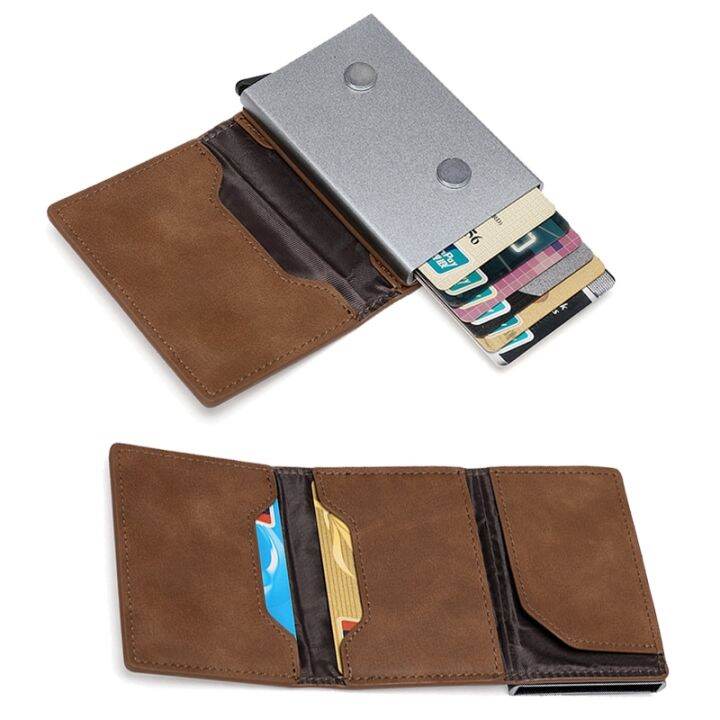 layor-wallet-กระเป๋าสตางค์กระเป๋าสตางค์หนังสำหรับผู้ชายมีช่องใส่เหรียญกระเป๋าสตางค์ที่หนีบเงิน-rfid-ซองใส่บัตรเครดิตป้องกันแม่เหล็ก