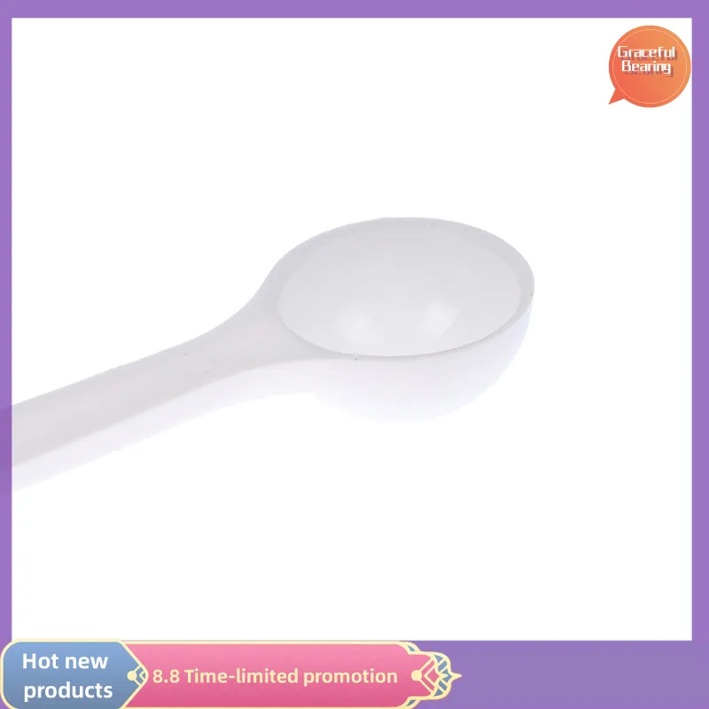 20PCS 1g Plastic 1 Gram Scoops/Spoons For Food/Milk/Medcine