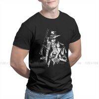 Gun UniqueHellsing Manga T-shirt Creative And Comfortable Gun Character Print Graphic Shirt Fermeture And Van Hellsing