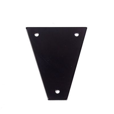 ；‘【； Blank High Quality Aluminum Alloy Truss Rod Cover ACCS For Import Jackson Guitar - Black