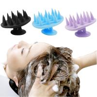 【YF】♈  Handheld Silicone Shower Hair Washing Shampoo Comb Scalp Dry Massage Cleaning