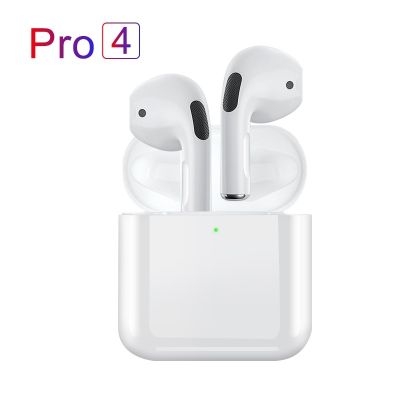 （Orange home earphone cover）   Air Pro 4 TWS หูฟังไร้สายบลูทูธหูฟังเข้ากันได้กับ5.0กันน้ำชุดหูฟังพร้อมไมโครโฟนสำหรับ Xiaomi iPhone Pro4หูฟัง