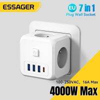 Essager European Wall PlugEuropean Charging SocketEuropean Conversion SocketEuropean Multifunctional Socket Electrical Circuitry  Parts