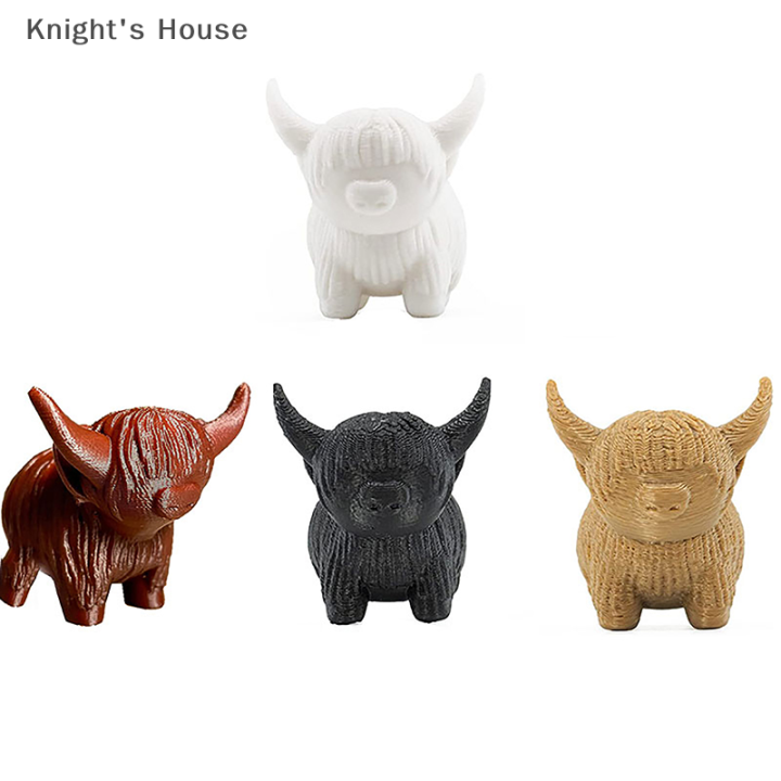 knights-house-รูปปั้นวัวไฮแลนด์สำหรับงานฝีมือรูปปั้นวัวไฮแลนด์สำหรับตกแต่งบ้าน