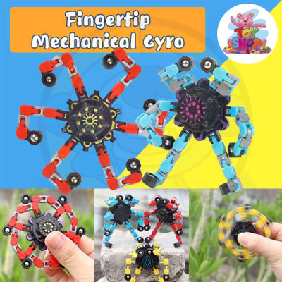 Fingertip Spin Top Toy, Sensory Fidgets Toys Transformable Fingertip Gyro  Toy Transformable Finger Spinners,Funny Transformable Fingertip Spinners  for