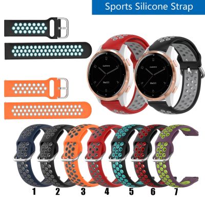 lipika 18mm Silicone Replacement Strap Band For Garmin Vivomove 3s Vivoactive 4s Garmin Active S Smart Watch Wristband