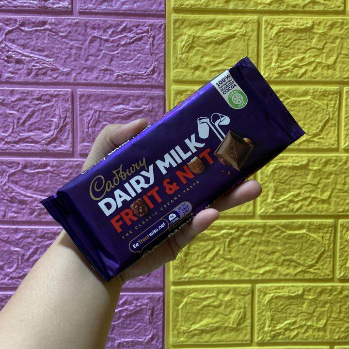Cadbury Dairy Milk Fruit and Nut 110g UK Version Lazada PH