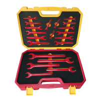 FINEWORK 20 PCS Insulated Open End Wrench Set / ชุดประแจ 20 ชิ้น มีฉนวนกันไฟฟ้า มาตรฐาน VDE