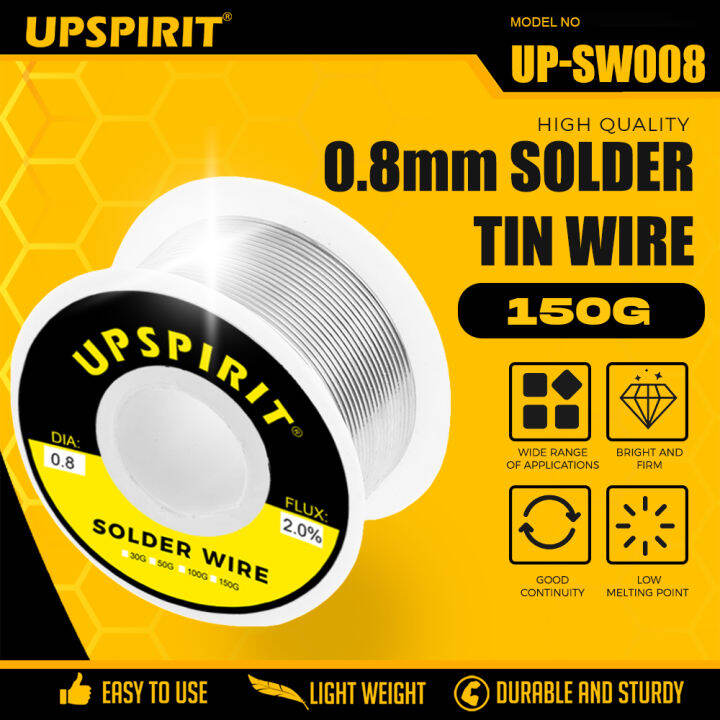 UPSPIRIT Soldering Lead Soldering Wire 0.8mm Diameter Quick Low Melting
