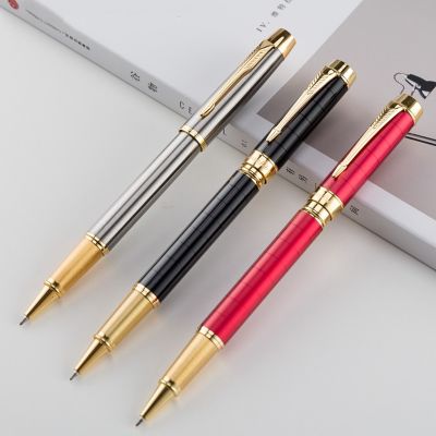 High Quality Metal Luxury 0.5mm Rollerball Pen Ballpoint Pen Business Writing Signing Ball Pens Office School Supplies 03780