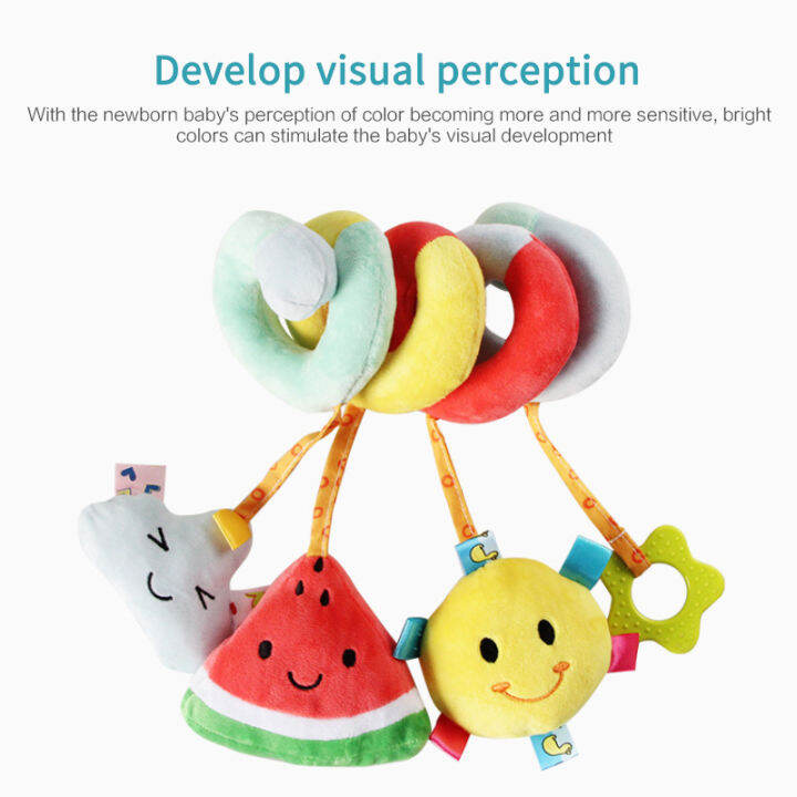 The Plush Toy Bed Hangs Around The Baby Soothing Fruit Bed Around The