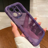 Shockproof Silicone Bumper Clear Phone Case For iPhone 14 13 12 11 Pro Max X XR XS 7 8 Plus SE Lens Protection Transparent Cover