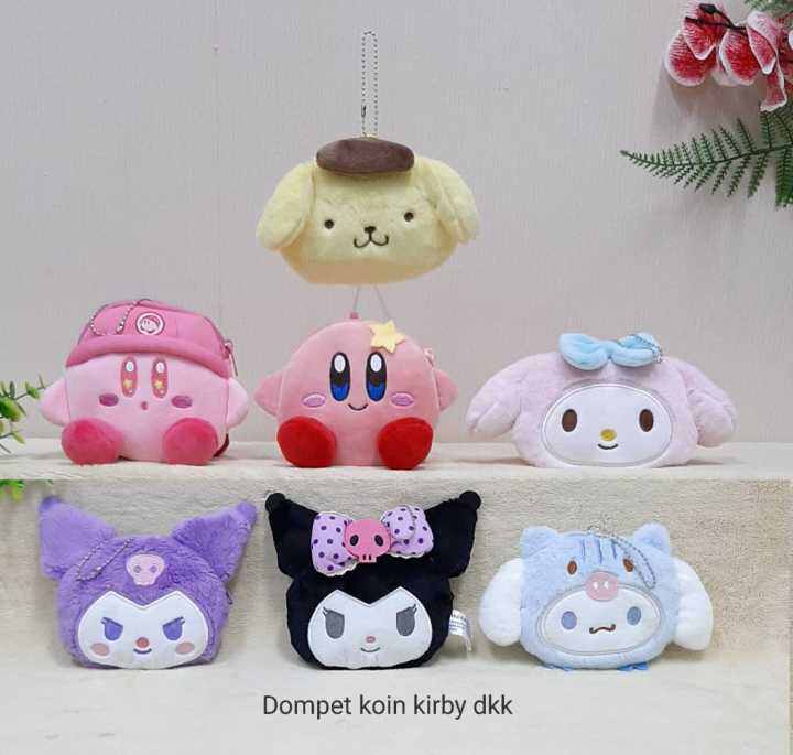 Kirby Kuromi Melody Cinnamoroll Trousse À Crayons En Peluche Mignonne