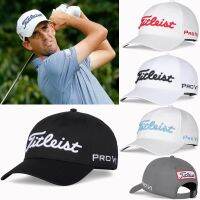 ♧❒ หมวกกอล์ฟ Titleist ของแท้รุ่นใหม่ หมวกกอล์ฟรุ่นมืออาชีพสำหรับผู้ชาย หมวกบังแดดแบบปรับได้ แห้งเร็ว ระบายอากาศได้ดี